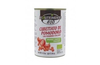Cubettato di pomodoro in lattina Bio - 400 gr